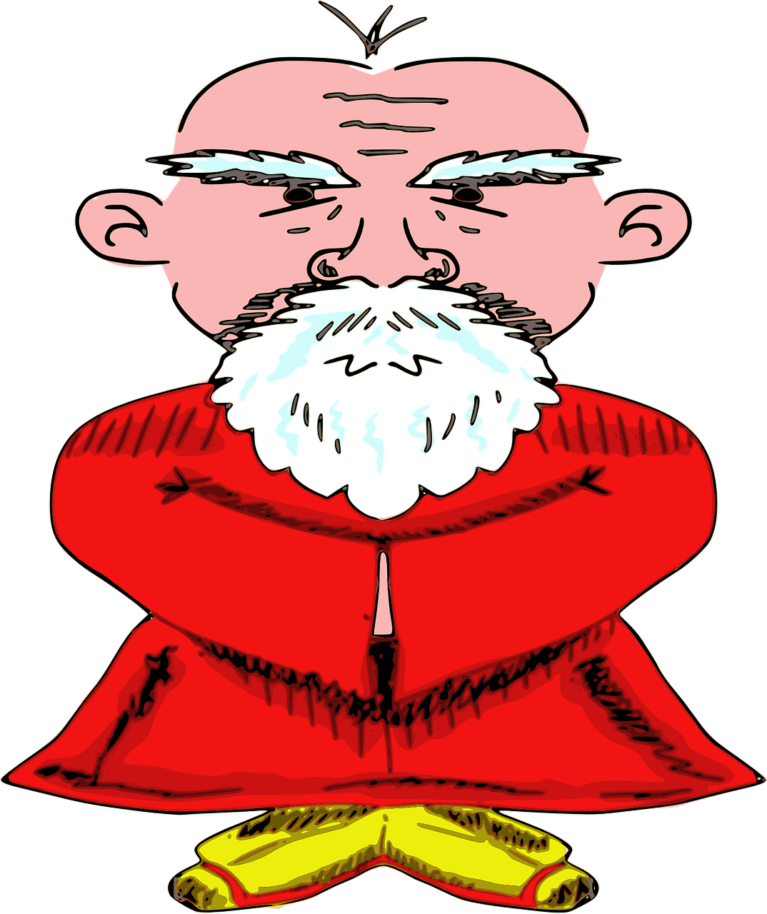 yaşlı adam çizimi